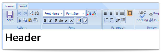 使用 Editor 创建丰富的 Office 样式 UI