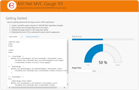 ASP.NET MVC Gauge 101