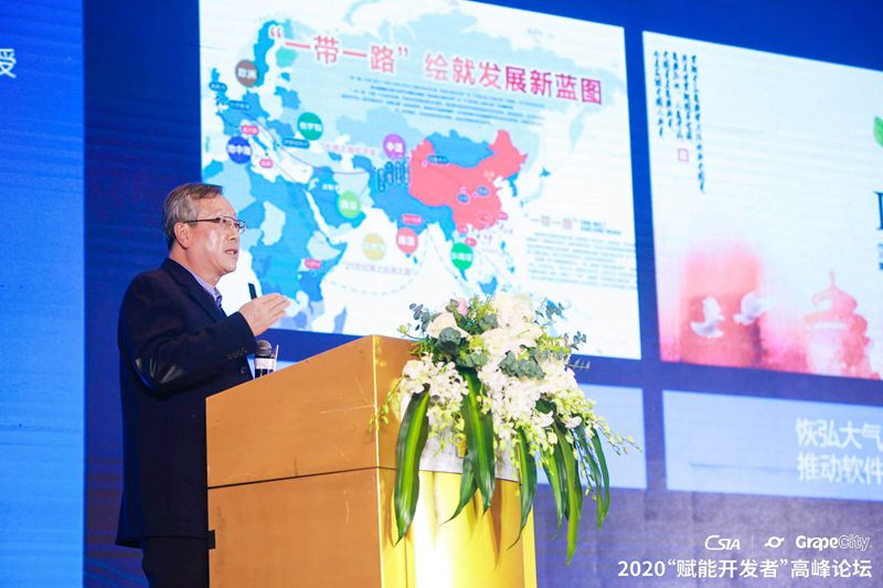 陕西省软件行业协会理事长、西北大学教授 张志勇